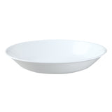 Corelle Winter Frost white dinnerware set with plates and bowls, durable glass dishware by Corelle