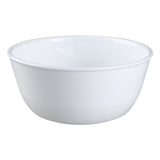 Corelle Winter Frost white dinnerware set with plates and bowls, durable ceramic dishes for everyday use.