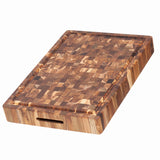 Teakhaus teak wood butcher block cutting and chopping board with smooth surface and sturdy construction for kitchen use