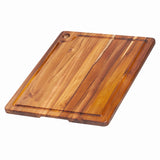 Teakhaus Marine teak wood cutting board with a smooth surface and natural wood grain, ideal for kitchen food preparation.