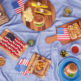 Teakhaus teak wood cutting board, MARINE series, showing smooth surface and natural teak grain for kitchen use.