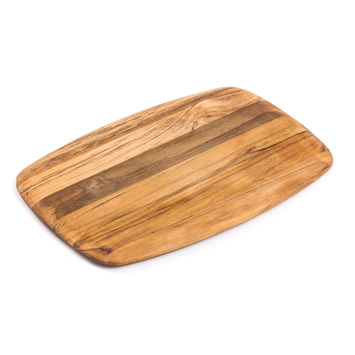 Teakhaus teak wood cutting board, rectangular shape, elegant design, natural wood grain, ideal for kitchen food preparation.