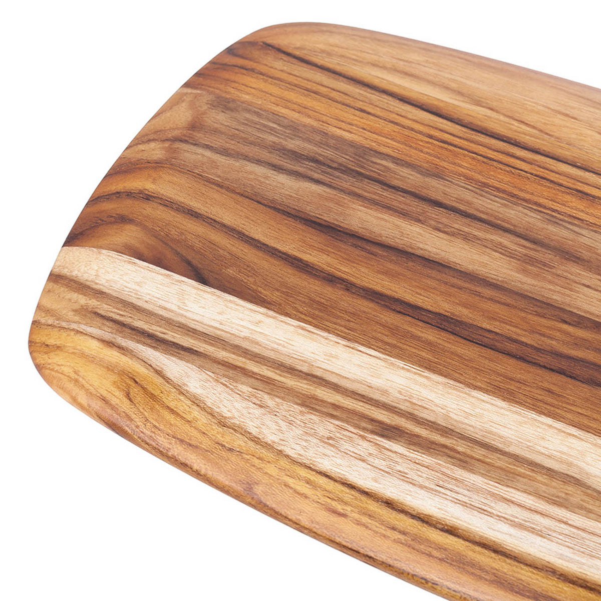 TEAKHAUS teakwood cutting board, rectangular shape with elegant finish, ideal for food preparation and serving.