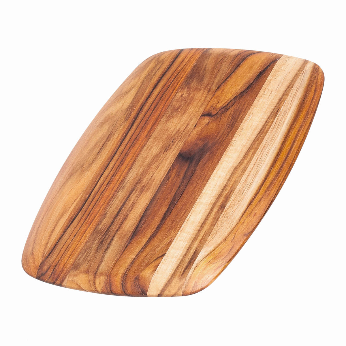 TEAKHAUS Teakholz-Schneidbrett, rechteckiges Schneidebrett aus Teakholz mit eleganter Oberfläche, ideal für Küchenvorbereitungen.