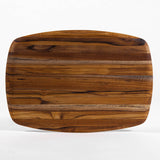 TEAKHAUS Teakholz-Schneidbrett, rechteckiges Schneidebrett aus edlem Teakholz, elegant und durable for kitchen use.