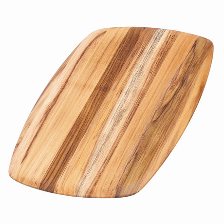 TEAKHAUS teak wood cutting board, rectangular shape with elegant finish, ideal for kitchen food preparation.