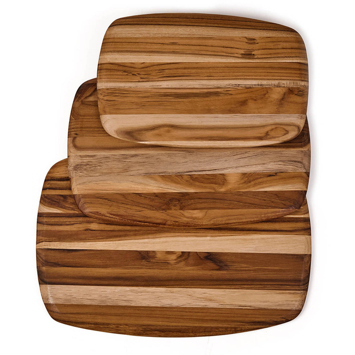 Teakhaus teak wood rectangular cutting board with elegant finish, perfect for kitchen prep and serving.