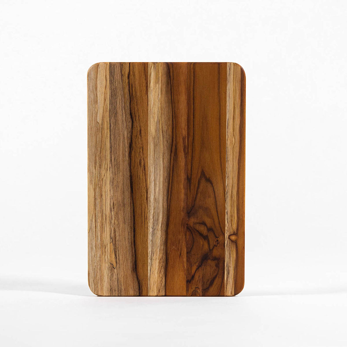 Teakhaus teak wood cutting board, ESSENTIAL model, natural teak finish, rectangular shape, high-quality kitchen knife-friendly surface