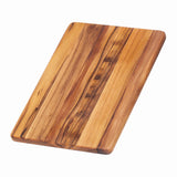 TEAKHAUS Teakholz-Schneidbrett, ESSENTIAL, durable teak cutting board with smooth surface and natural wood grain.