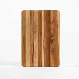 TEAKHAUS teak wood cutting board, ESSENTIAL series, rectangular teak Schneidbrett for kitchen prep and food chopping.
