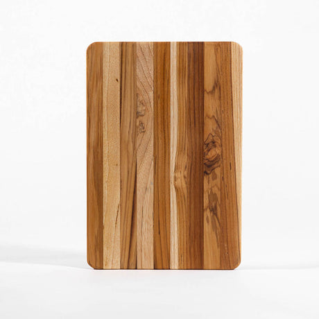 TEAKHAUS teak wood cutting board, ESSENTIAL series, rectangular teak Schneidbrett for kitchen prep and food chopping.