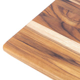 Teakhauss Teakholz-Schneidbrett, ESSENTIAL, a durable teak wood cutting board with smooth surface and natural wood grain.