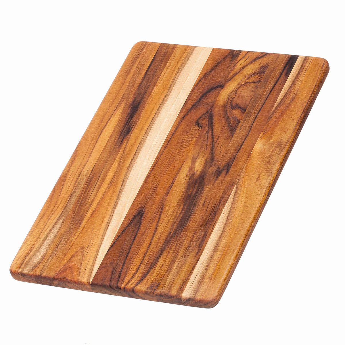 TEAKHAUS teak wood cutting board, ESSENTIAL series, natural finish, sturdy kitchen tool for chopping and food prep.