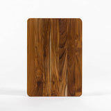 Teakhaus Teakholz-Schneidbrett, ESSENTIAL, rectangular cutting board made of durable teak wood for kitchen use