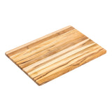 Teakhauss Teakholz-Schneidbrett, ESSENTIAL series, natural teak wood cutting board with smooth surface and rounded edges.