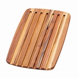 Teakhauss Teakholz-Schneidebrett ESSENTIAL, rectangular cutting board made from durable teak wood, ideal for kitchen use.