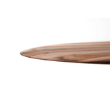 Teakhaus teak wood pizza cutting board with a smooth surface and natural wood grain for pizza preparation and slicing.