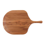 TEAKHAUS teak wood pizza cutting board with natural finish, durable teakwood, ideal for slicing pizza or other foods.