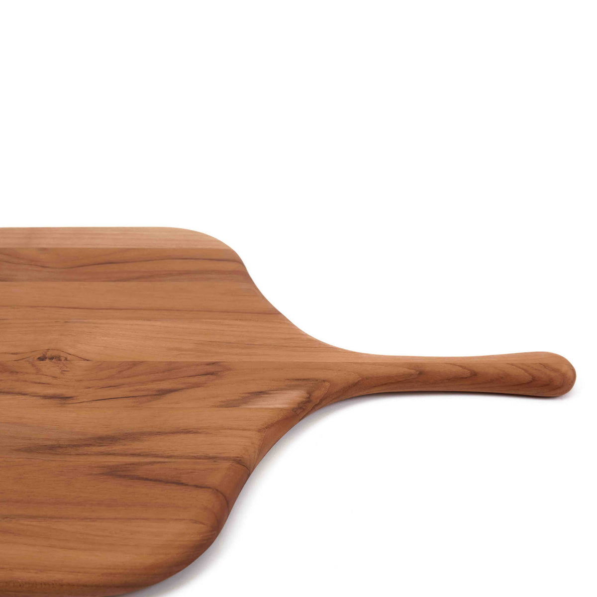 Teakhaus teak cutting board with pizza design, made from durable teakwood, ideal for slicing and serving pizza.