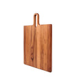 Teakhaus teak wood cutting board with a smooth surface and natural wood grain, ideal for kitchen prep and serving.