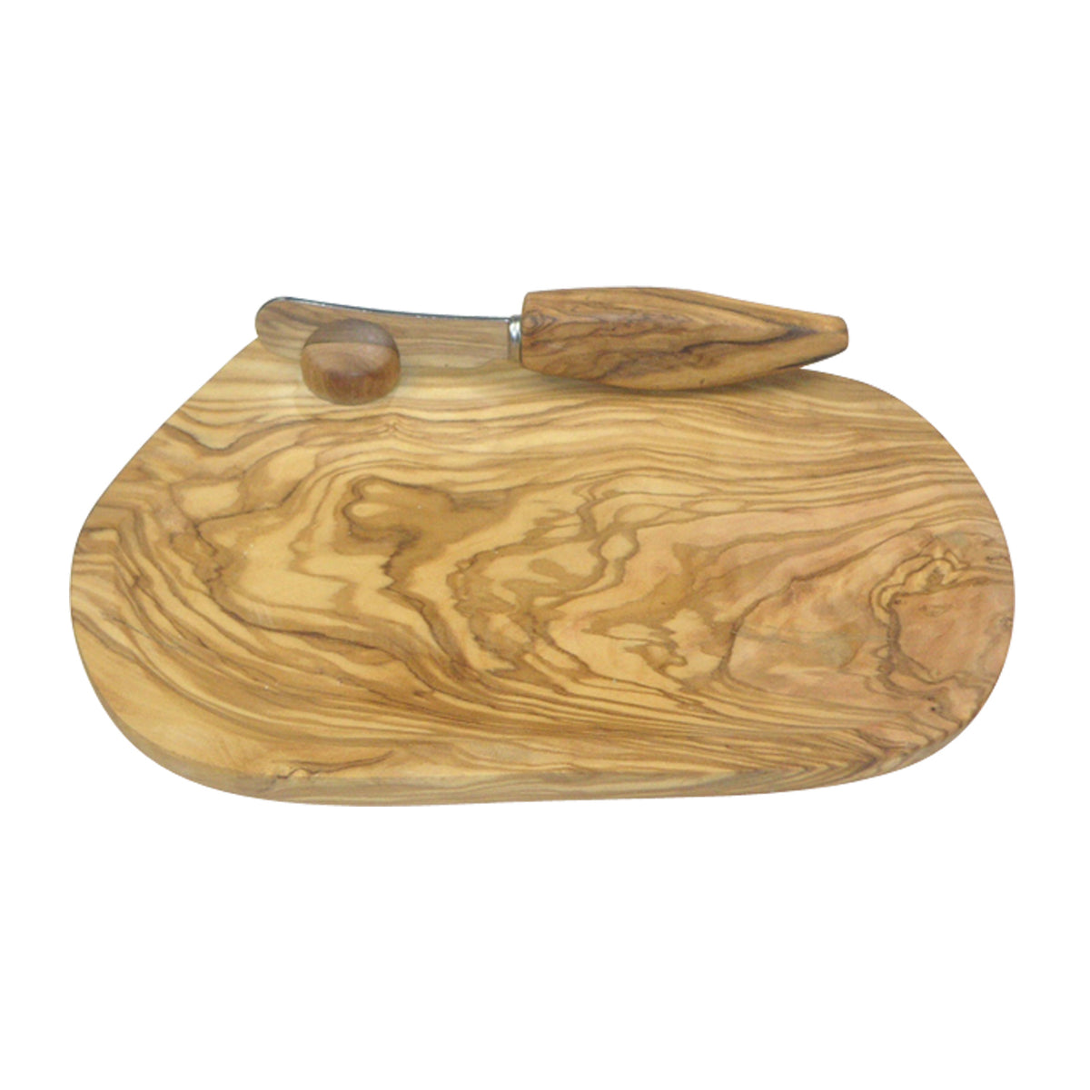 BÉRARD wooden butter plate, 19.5 cm diameter, traditional butterteller with smooth finish and natural wood grain details