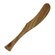 BÉRARD curved spatula in brown, 17.5 cm, with a rounded, ergonomic design suitable for precise application or mixing.