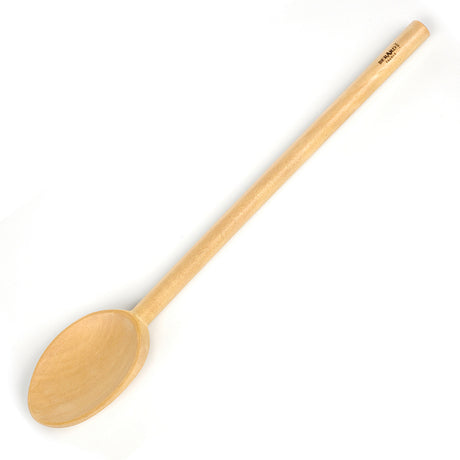 BÉRARD Contour brown cooking spoon, 30.5 cm long, made of durable material, ideal for stirring and serving in the kitchen.