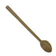 BÉRARD everyday brown 35cm cooking spoon with a wooden handle, ideal for stirring and serving in the kitchen.