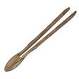 BÉRARD OLEA brown 24cm cooking and serving tongs, stainless steel, with ergonomic handle for grilling and serving food.