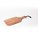 BÉRARD olive wood cutting board with handle, 21 x 11 cm, showcasing smooth wood grain and practical grip for kitchen use.