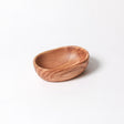 BÉRARD oval brown bowl, 9.8 cm, ceramic dish with smooth oval shape and glossy finish.
