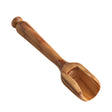 BÉRARD salt scoop in brown, 9 cm size, with a sleek handle and deep bowl for salt or spices.