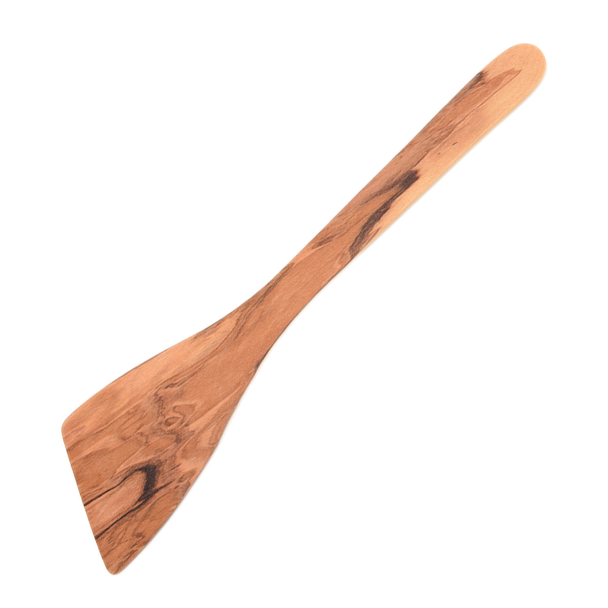 Large BÉRARD Wender in brown, 30 cm, featuring a sleek handle and wide paddle for efficient flipping and serving.