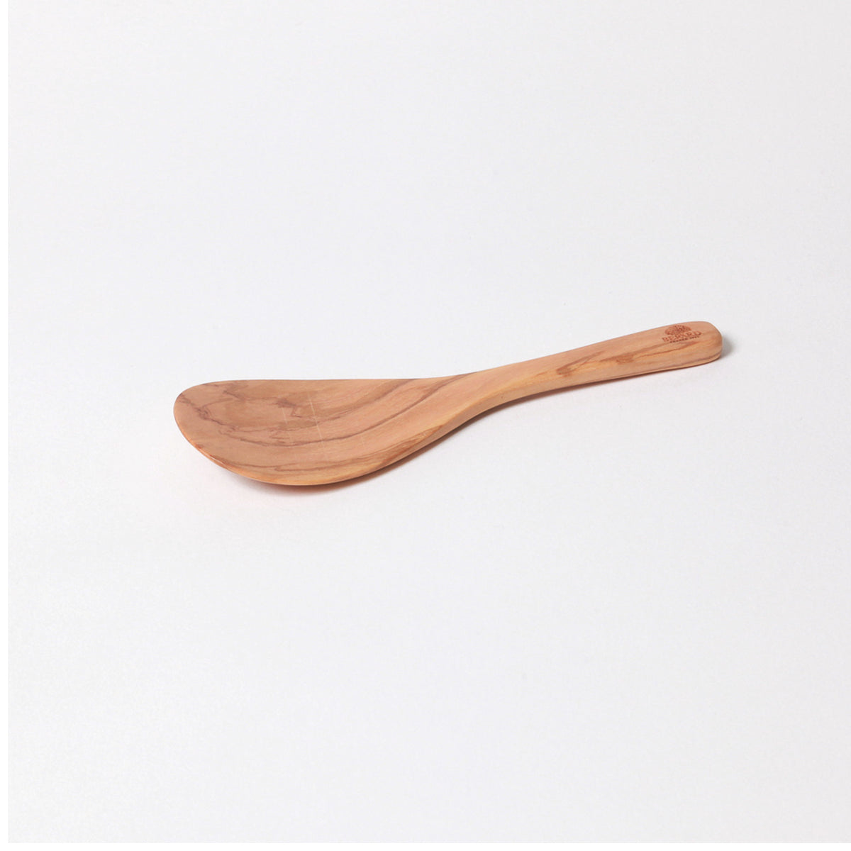 BÉRARD brown rice spoon, 21.5 cm long, with a smooth handle and rounded scoop for serving rice or grains.