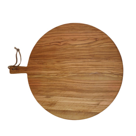 BÉRARD cheese board in brown, round with 40 cm diameter, designed for serving cheese and appetizers.