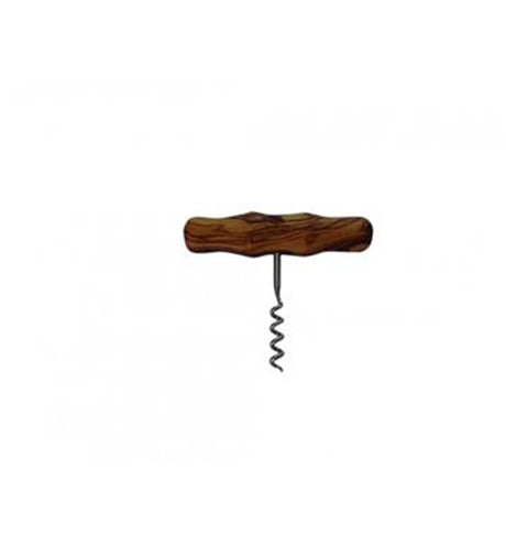 BÉRARD olive corkscrew, 11 cm, with a sleek metal handle and olive green finish, designed for opening wine bottles easily.