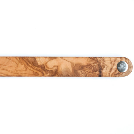 BÉRARD Messerleiste for wood, 32 x 4 cm, showing a close-up of the wooden tool with detailed grain and craftsmanship.