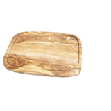 BÉRARD Braunnholz-Schneidbrett NERRO Olivenholz-Schneidbrett made of durable brown olive wood, 33 cm long.