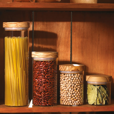 BÉRARD 400 ml Vorratsbehälter with transparent body and airtight lid for kitchen storage and organization.