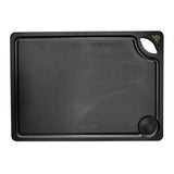 Black BÉRARD Bistro cutting board, 34 cm, made of durable wood, ideal for kitchen prep and serving.
