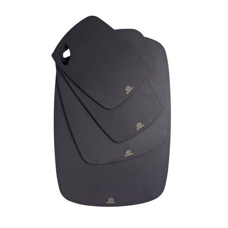 BÉRARD XL wooden cutting board in black, 27 cm, with a smooth surface and sturdy construction for kitchen prep.