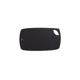 BÉRARD black Holzfaser Schneidbrett L, 15 cm cutting board with wood grain texture, ideal for kitchen food prep.