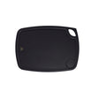 BÉRARD black 34 cm Schneidbrett with coffee and bistro design, wooden cutting board for kitchen use