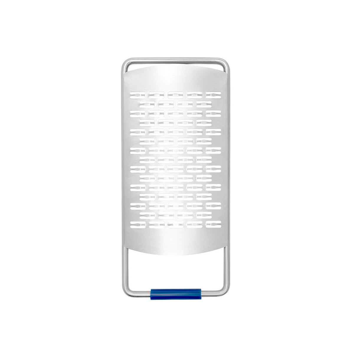 Stainless steel BÉRARD Parmesan box grater attachment with textured surface for easy cheese grating.