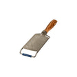 BÉRARD cheese grater in brown, 32 cm with a sturdy handle and stainless steel grating surface for efficient cheese shredding.