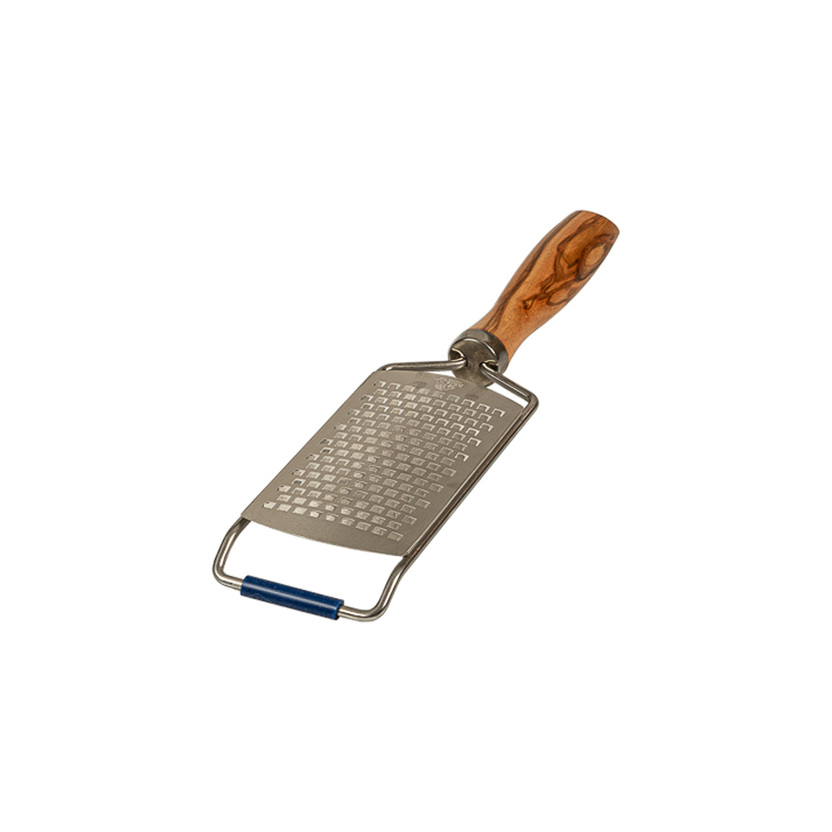 BÉRARD cheese grater in brown, 32 cm with a sturdy handle and stainless steel grating surface for efficient cheese shredding.