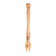 BÉRARD olive piker, 15 cm brown wooden tool for pitting olives, with a pointed tip and ergonomic handle.