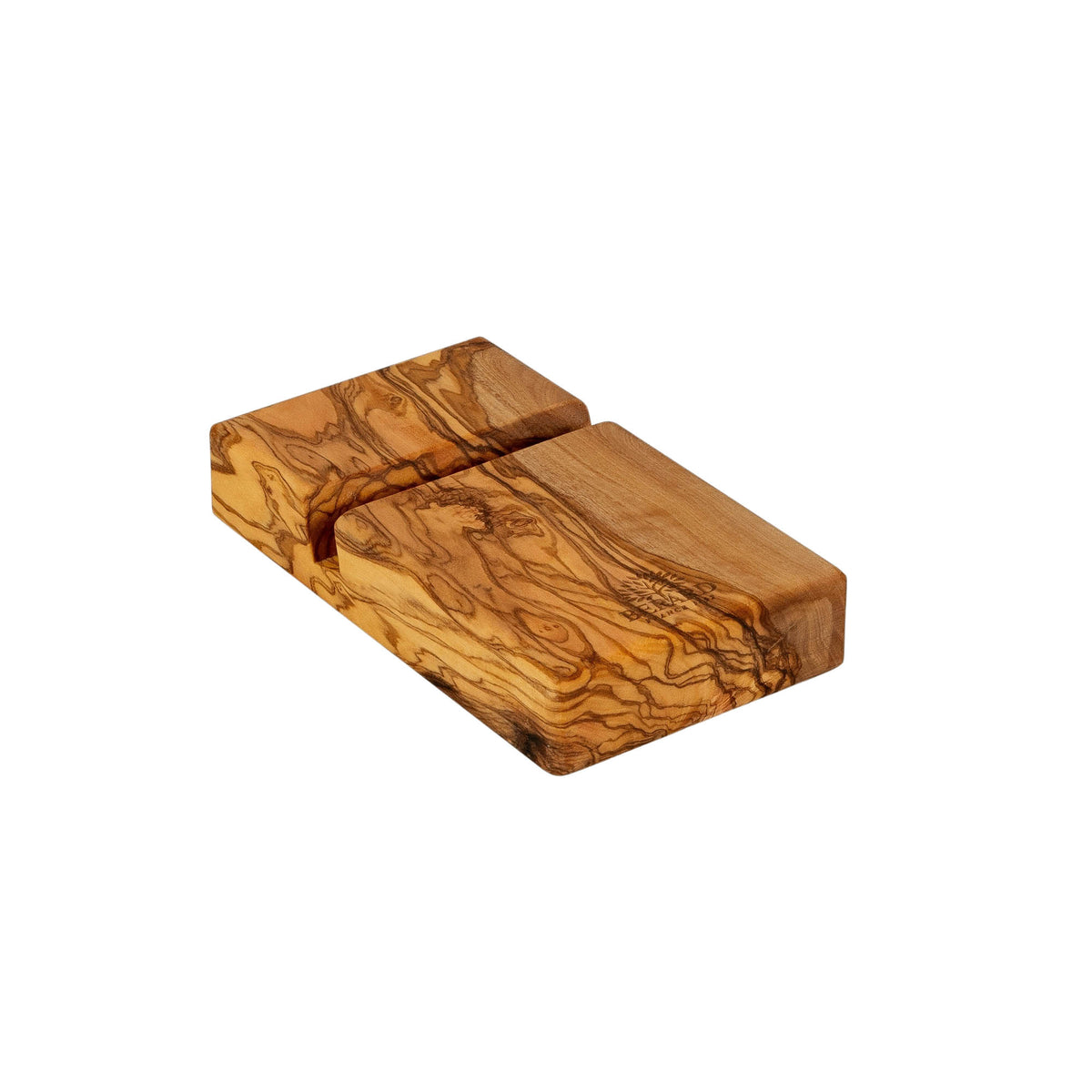 BÉRARD wooden smartphone holder, 8.5 cm, designed for secure and stylish phone display or storage.