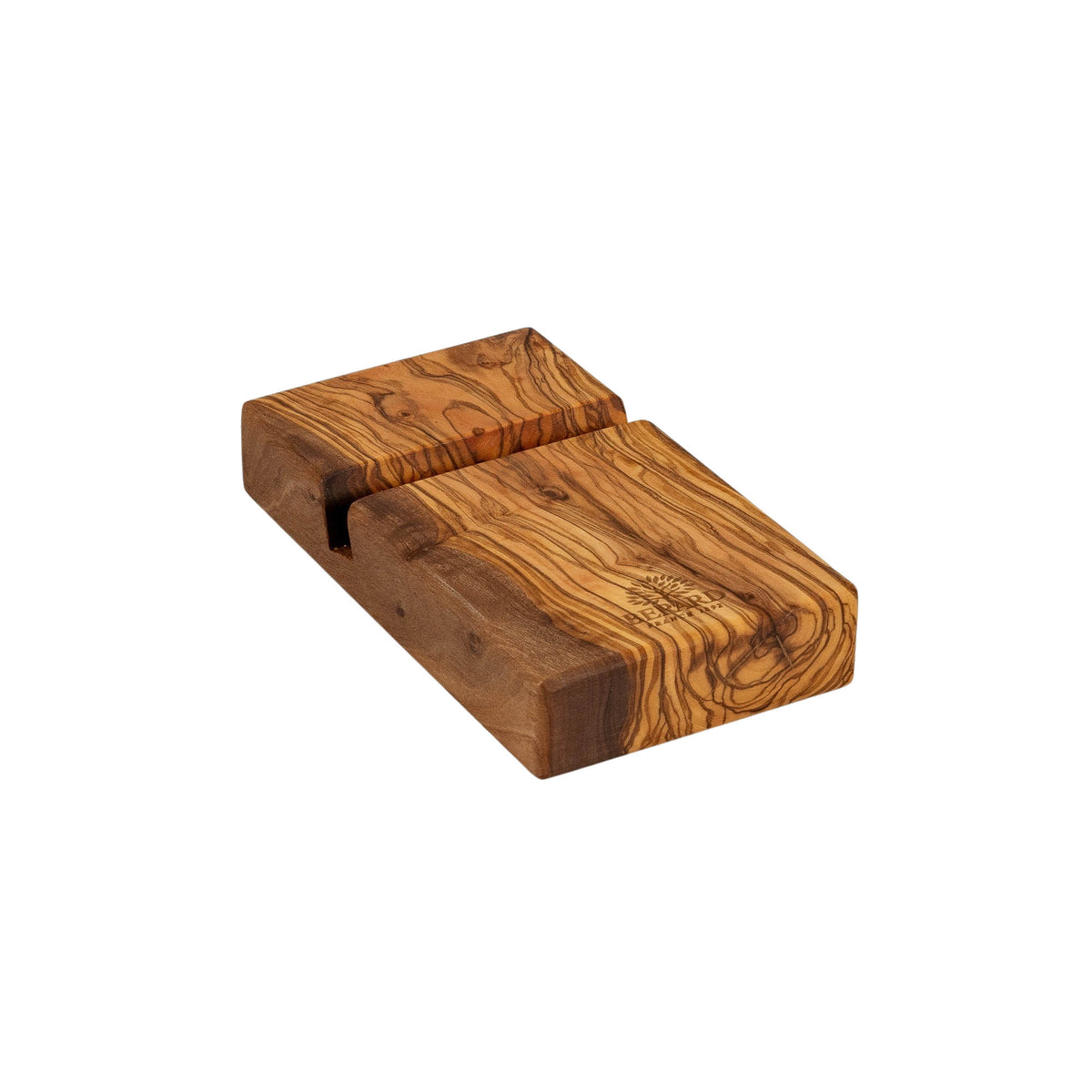 BÉRARD wooden smartphone holder, 8.5 cm, designed to securely hold a smartphone with a natural wood finish.