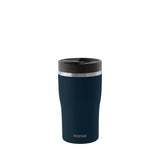 Blue PROFINO BARISTA thermobecher with a sleek design, perfect for keeping beverages hot or cold on the go.